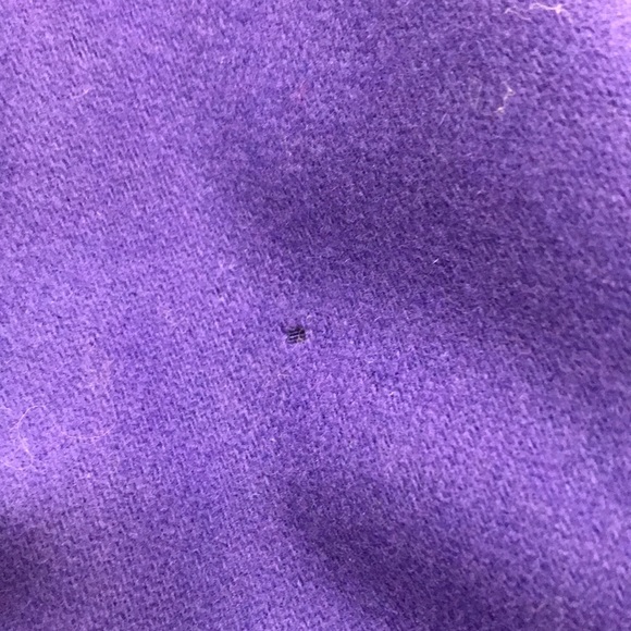 Vintage PORTRAIT Purple Long Wool Coat - Picture 12 of 13